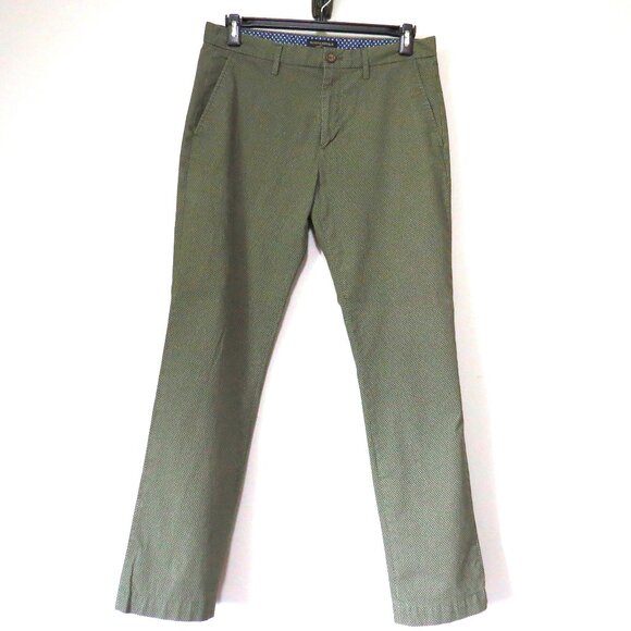 Banana Republic Other - Banana Republic Aiden Chino Green Print Men's 32x32
